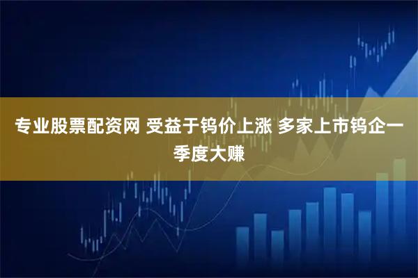 专业股票配资网 受益于钨价上涨 多家上市钨企一季度大赚